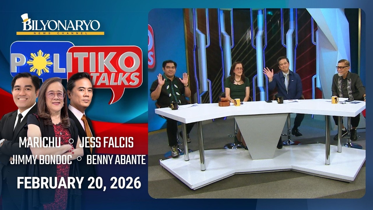 Politiko Talks | February 20, 2026