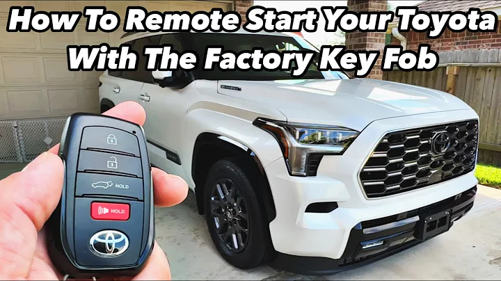How To Remote Start Toyota Sequoia & Tundra With Remote Key Fob 2022-2026