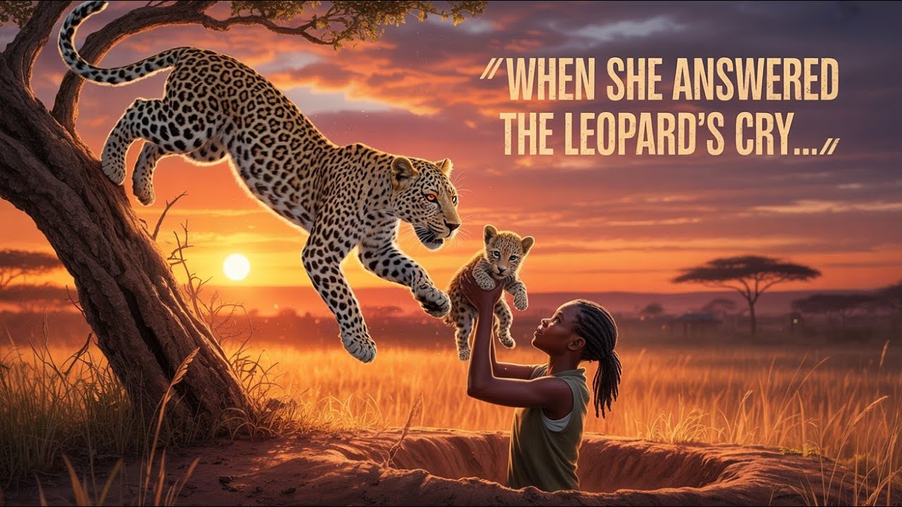 The Girl Who Saved a Leopard's Cub An African Folktale Come to Life 🐆