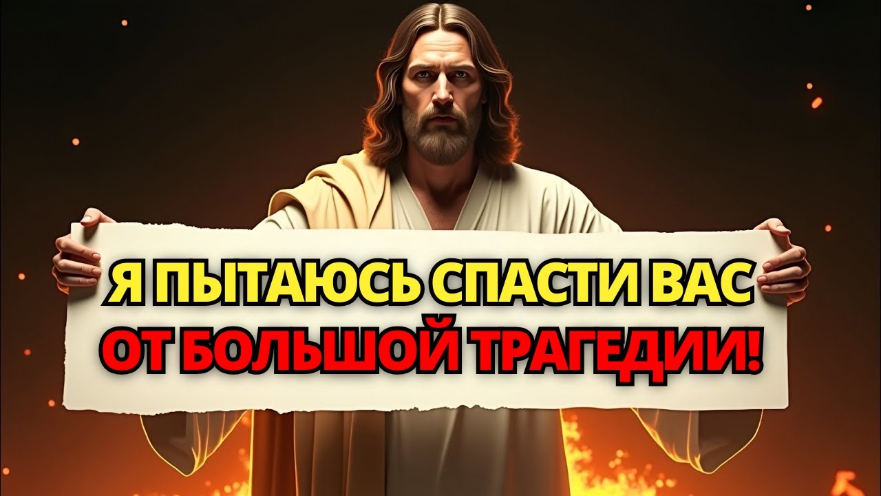 ⚠️ БОГ ГОВОРИТ: Я ПЫТАЮСЬ СПАСТИ ВАС ОТ БОЛЬШОЙ ТРАГЕДИИ... 🛐 СООБЩЕНИЕ ОТ БОГА ДЛЯ ВАС СЕГОДНЯ