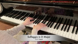 Solfeggio in D Major by J.C.F. Bach