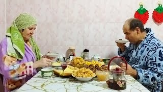 How Tatars live in a village during winter frosts in the outback of Russia