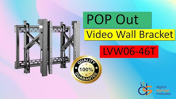 LVW06 46T Pop Out Video Wall Bracket System