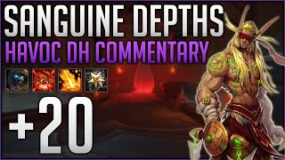  20 Mythic Sanguine Depths Havoc DH POV Guide/Commentary Season 3 Encrypted Tyrannical