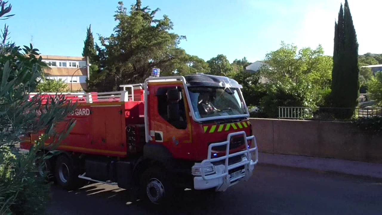 Feu de forêt à Nîmes - 22/08/2016 - Quartier Mas de Mingue