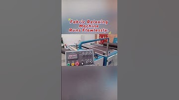 Fabric relaxing machine can help you save time, space, labor! Increase efficiency by at least 50%！