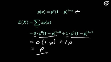 The Bernoulli Distribution: Deriving the Mean and Variance