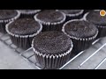 Chocomoist Cupcake | No Dome Moist Chocolate Cupcake Recipe | Mortar and Pastry