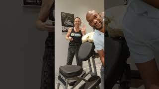 🥷 ASMR LIVE Chair Massage Ninja 🥇🥈🥈3 Time World Champion Chaz Armstrong Onsite Shoulder,  Neck, Arms