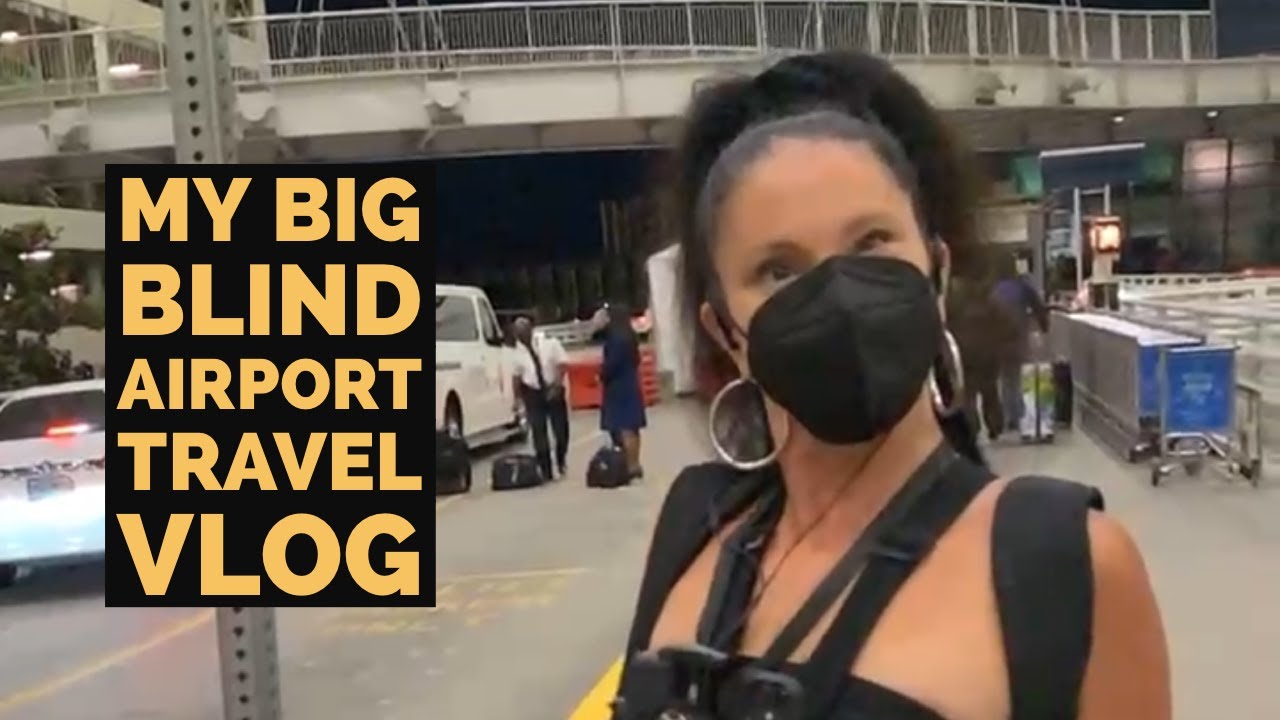 Моё приключение в аэропорту Диснейленда вслепую! Часть первая￼