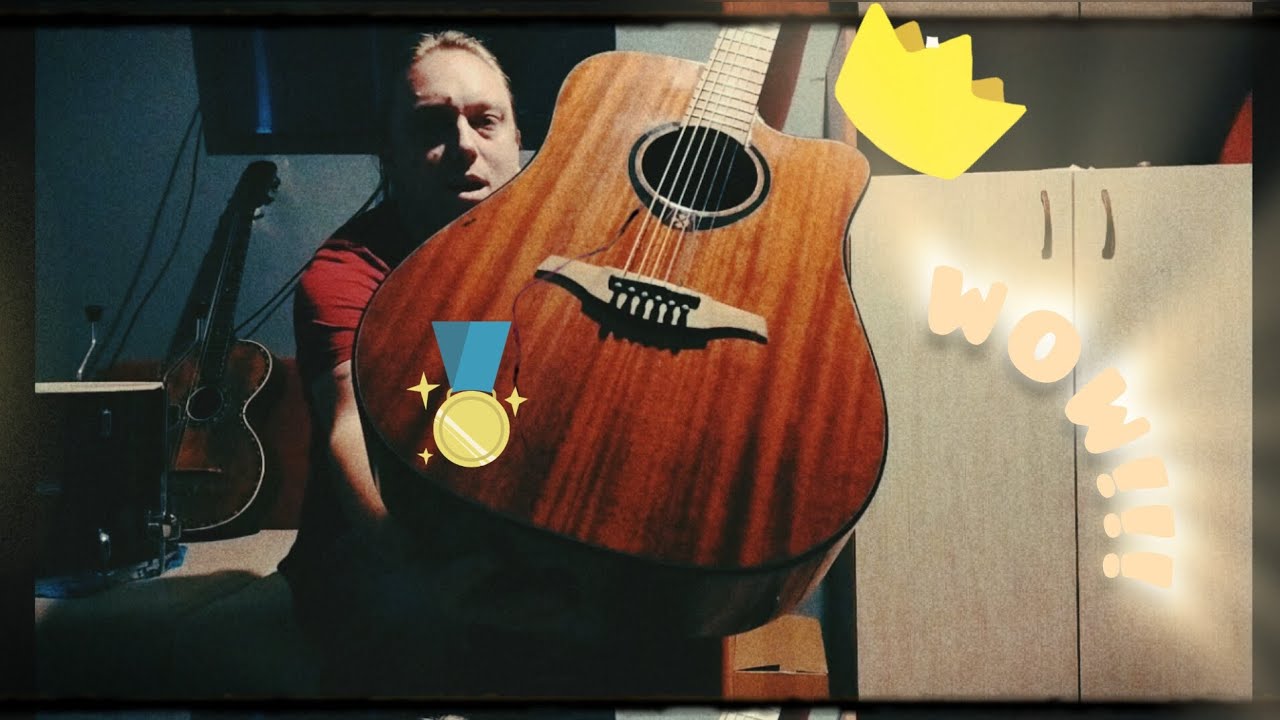 Jedna z NAJLEPSZYCH gitar akustycznych do 2000 zł - test LAG Tramontane T90DCE