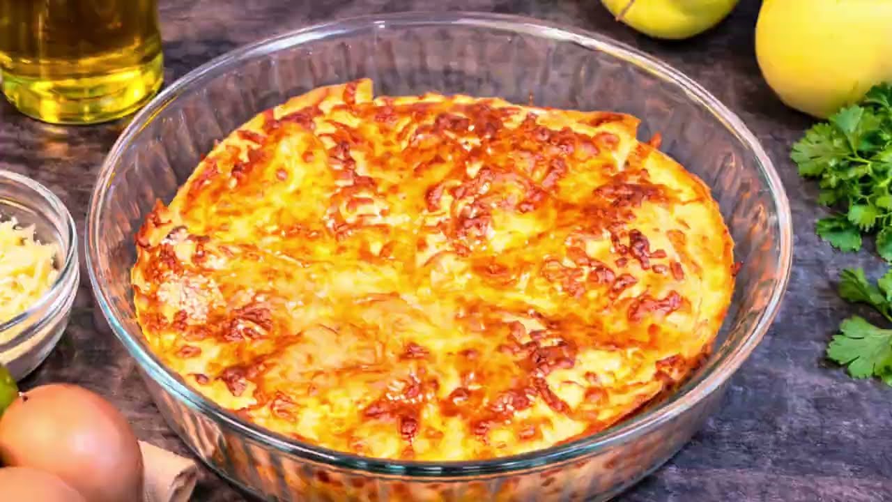 Вы будете готовить его снова и снова! Пирог из тортильи.