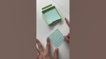 Calendar template for post it notes ^^ #organization #organize #3dprinting #satisfying #desk