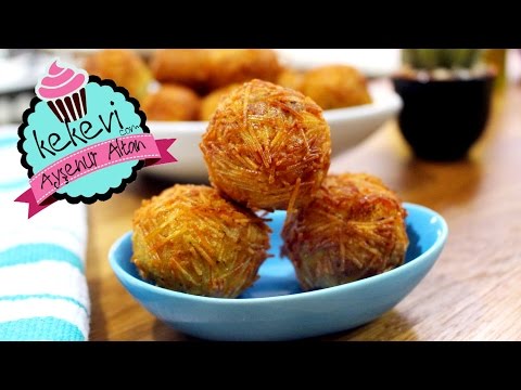 Tel Şehriye Kaplı Çıtır Patates Topları / Patates Kroket | Ayşenur Altan Yemek Tarifleri