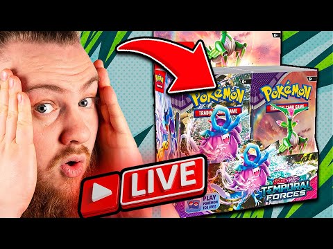 NIEUWE SET Temporal Forces! POKÉMON KAART *LIVE BREAKS*