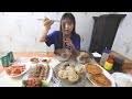 줄서서 먹는 철원 60년 전통 막국수! 전메뉴 먹방(Feat.철원 소방서) Korean mukbang eating show