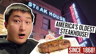 America's OLDEST STEAKHOUSE! Old Homestead Steakhouse NYC Review