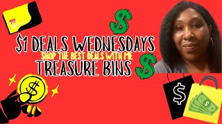 🛍️ SCORE BIG ON $1 WEDNESDAY DEALS! 🔥 TREASURE HUNT BINS AWAIT! 💰
