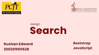 Design a responsive product searching page using HTML, CSS, JavaScript and Bootstrap