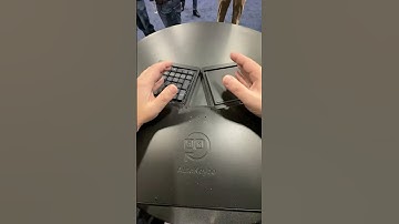 We checked out the auto retractable keyboard at CES called the AutoKeybo.
