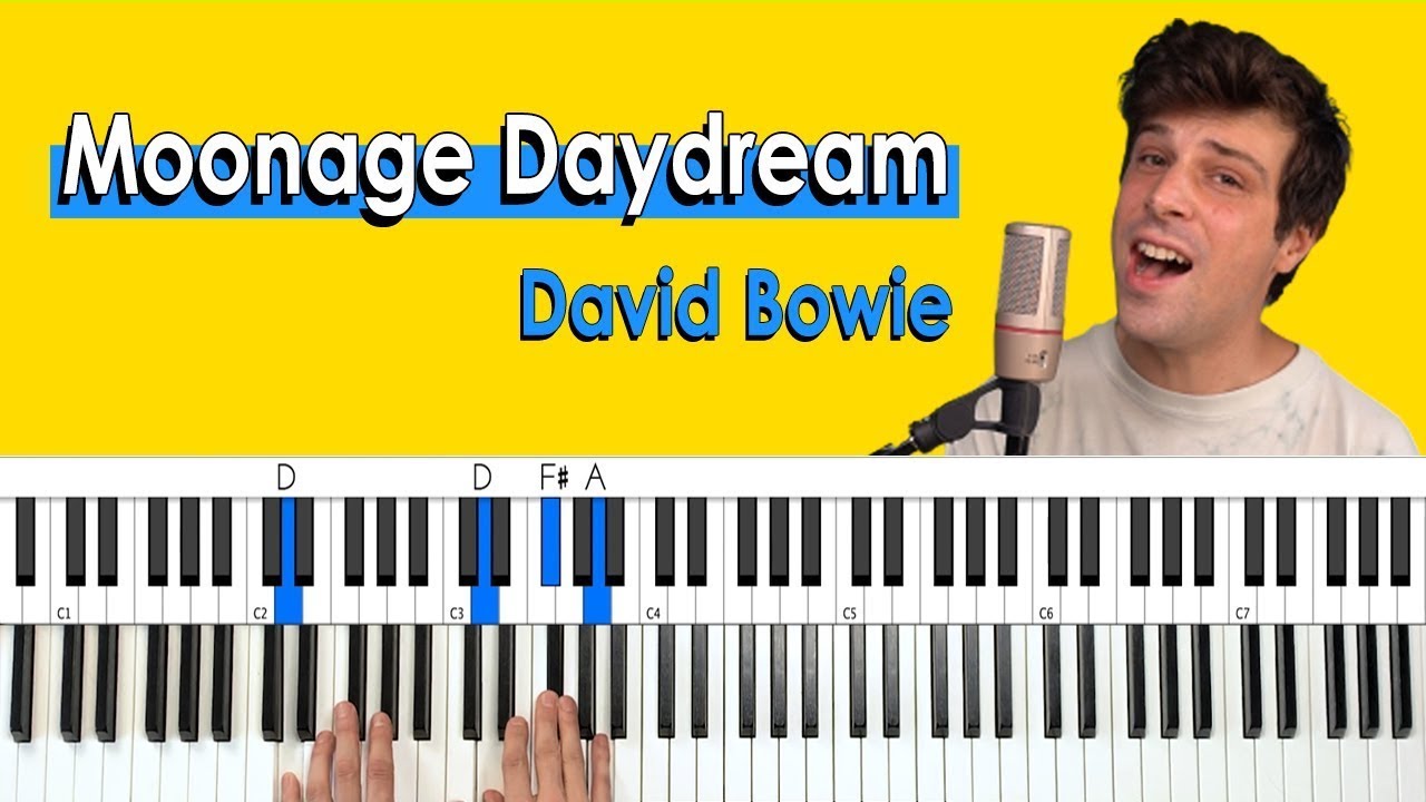 How To Play Moonage Daydream By David Bowie Piano Tutorial Chords How To Play Moonage Daydream By David Bowie Piano Tutorial Chords