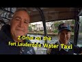 Zdrive on the fort lauderdale water taxi with captain zoe