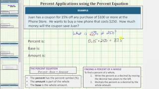 Percent App Find the Amount of Savings from a Discount