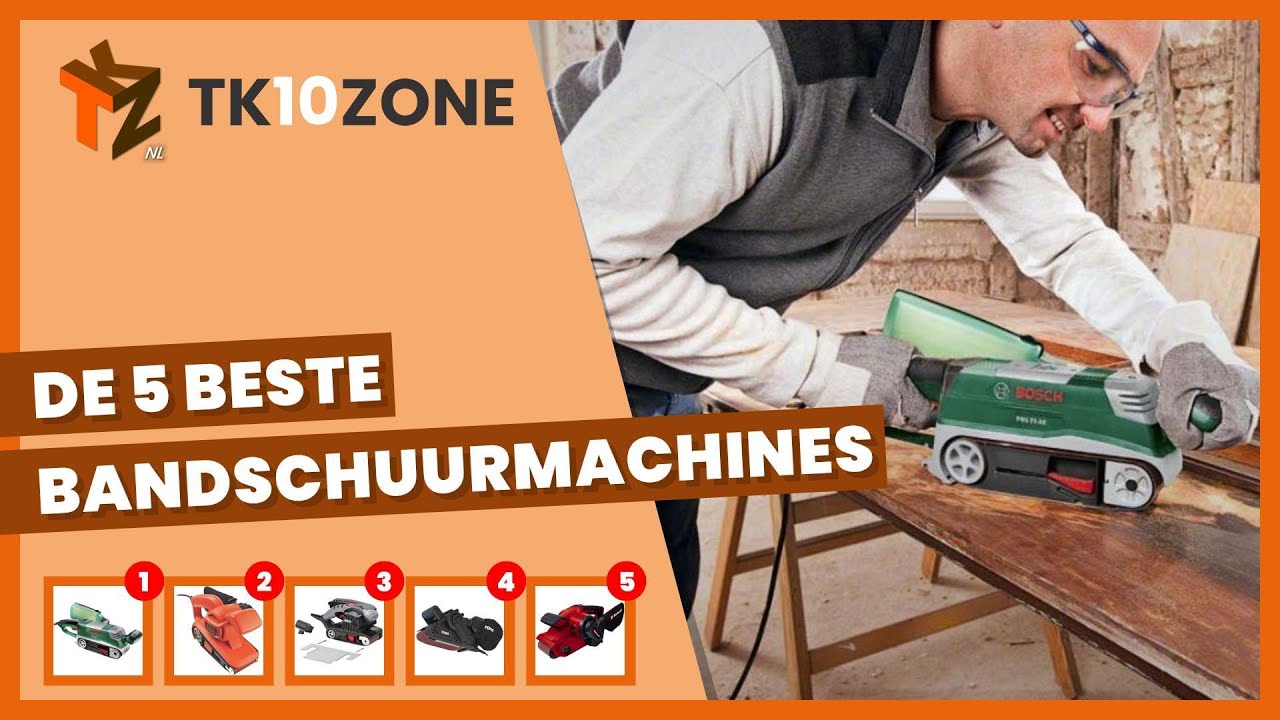 De 5 beste bandschuurmachines