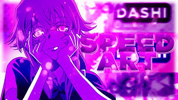 SPEED ART BANNER - ANIME || for @Dashi [Android - PS Touch]