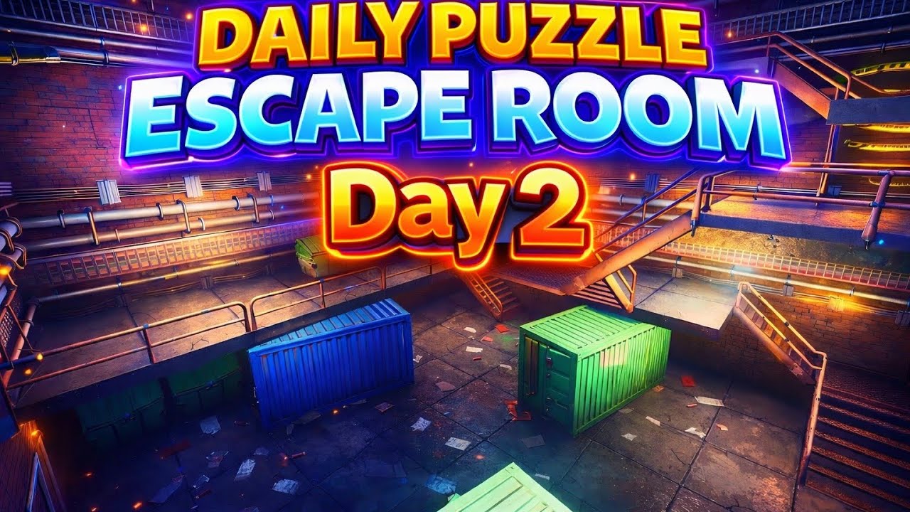 Fortnite Daily Puzzle Escape Rooms Two! July 2nd, Day 2 Tutorial Code 343881136435 YouTube