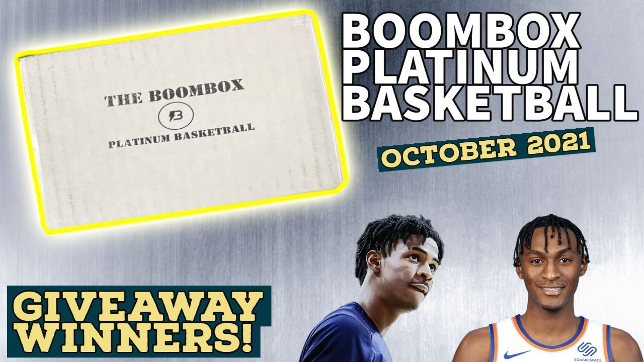 The Original Boombox Platinum Basketball Subscription Box October 2021