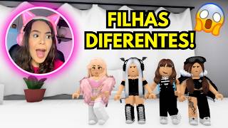 UM DIA MORANDO COM A FILHA MANDRAKE, PATRICINHA, NERD E GÓTICA - BROOKHAVEN!!! - ROBLOX