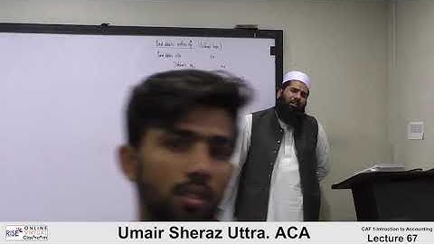CA PAKISTAN CA CAF 01 by Sir Umair Sheraz Lecture # 67 from RISE