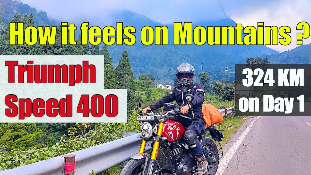 1st Triumph Speed 400 on Mountains | Ride Performance | Delhi to Nainital | #triumphspeed400