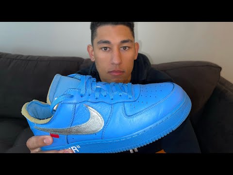 Nike Air Force 1 OFF WHITE MCA Crease Removal 