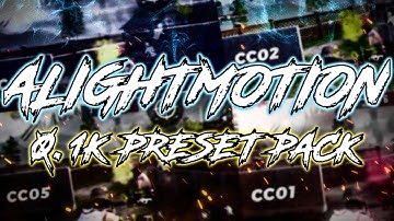 Alight Motion Preset Pack | COLOR CORRECTION , TRANSITION & EFFECT |🔥By slayJETT | Free To use Pack