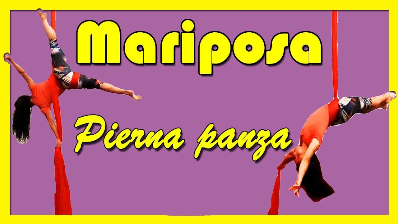 ✪MARIPOSA O PIERNA PANZA │ ACROBACIA EN TELAS │Melanie Rubil - APG✪
