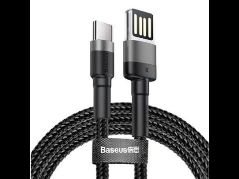 Baseus Reversible Fast Charging cable USB - Type C / Двухсторонний кабель ЮСБ