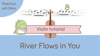 River Flows In You (Violin Tutorial | Play along | Playing partner)