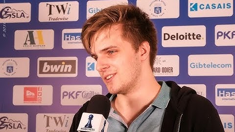 Round 10 Gibraltar Chess post-game interview with Richard Rapport