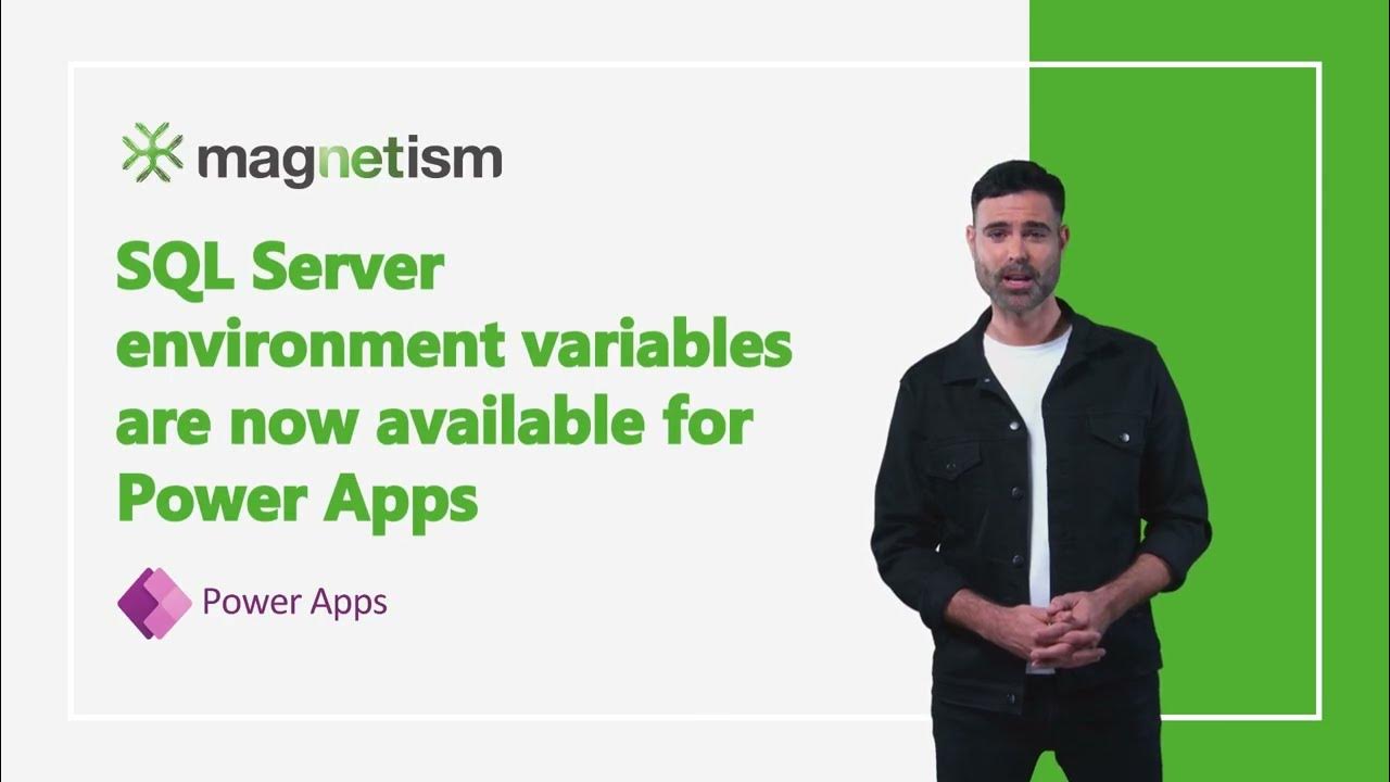 SQL Server environment variables for Power Apps - YouTube