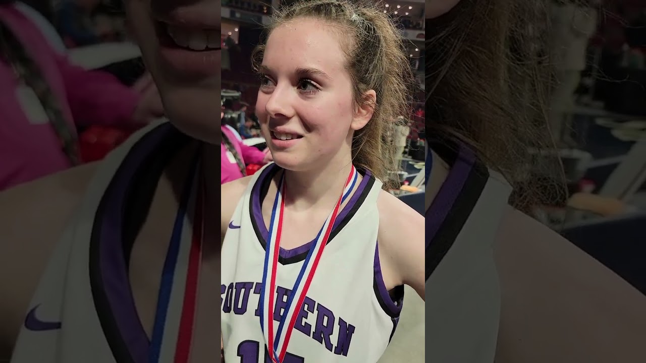 Madison Russell after a fourth state title in five years for Southern Aroostook #tourney2023