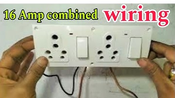 16 Amp Double Combined Board Connection At Home || 16 Amp Double SS Combined