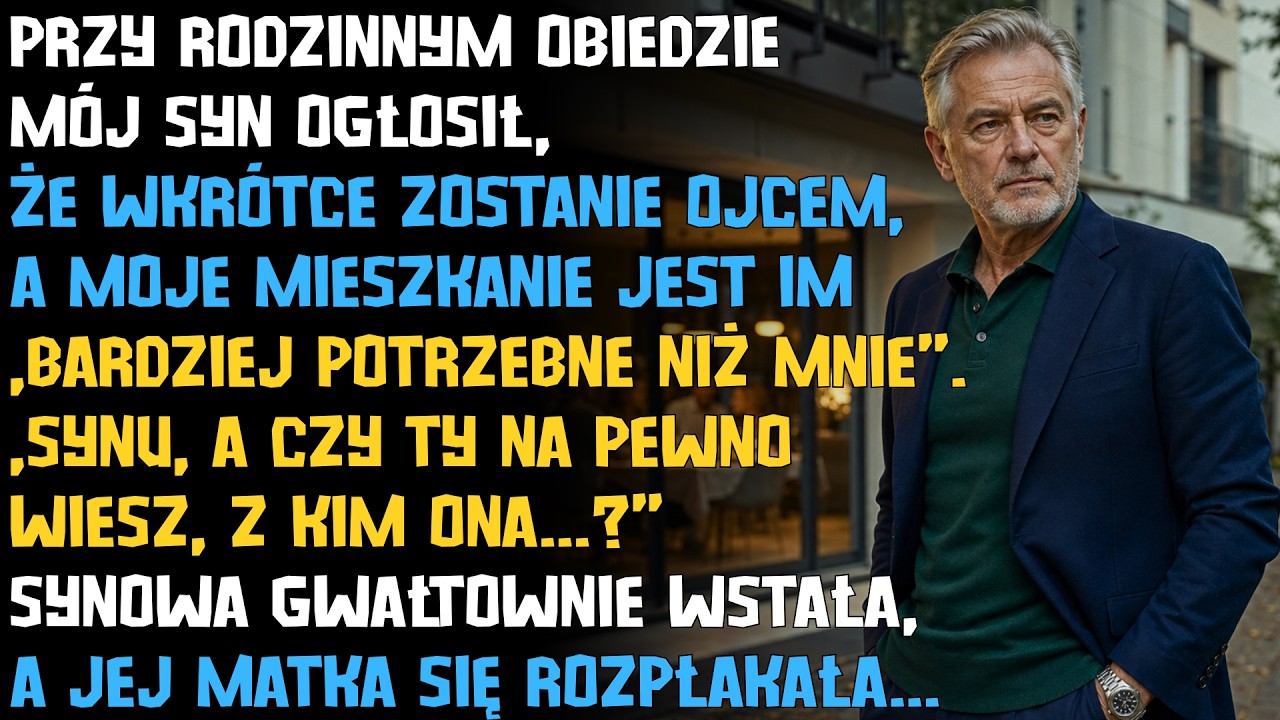 Ustawiłem talerze dokładnie tak, jak robiła to Hanna przez trzydzieści osiem lat. Niebieską miskę na sałatkę postawiłem tam, gdzie zawsze stała jej ręka. Wiedziałem, że Michał ma dobrą wiadomość,...