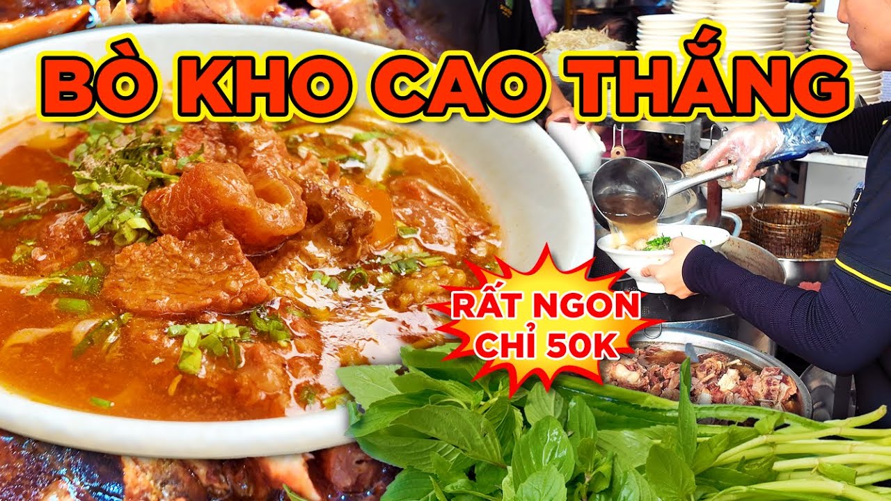 BÒ THƠM- BÒ NGON- GÂN MỀM- GIÁ RẺ, 50K! PHỞ 34 CAO THẮNG của CÔ CHỦ CÓ NỤ CƯỜI HIỀN!! Saigon's Best