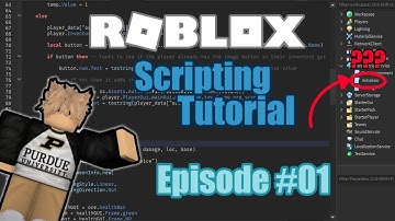 SCRIPTING FOR NOOBS || Roblox Beginner Scripting Tutorial #01 - Scripting Basics