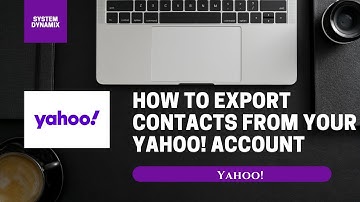 How to export contacts from your Yahoo account