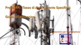 Patentino smartphone   Prova Sar gioco del palloncino screenshot 2