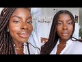 full face  of NEW DRUGSTORE makeup | dark skin