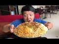 MASSIVE BIRYANI (Spicy Rice) & Insane Chicken Kebab in Hyderabad India